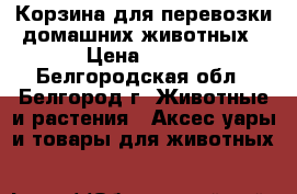 Корзина для перевозки домашних животных › Цена ­ 230 - Белгородская обл., Белгород г. Животные и растения » Аксесcуары и товары для животных   